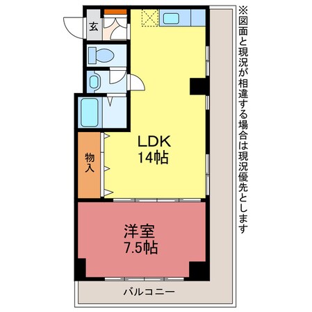 ライフ21の物件間取画像